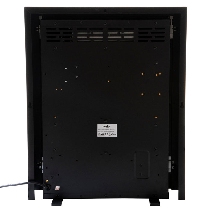 2000W Electric Fireplace Inset or Freestanding - Black