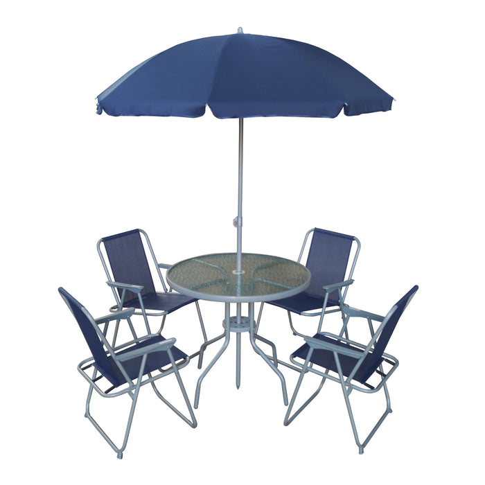 Banús 6PC Navy Garden Furniture Set