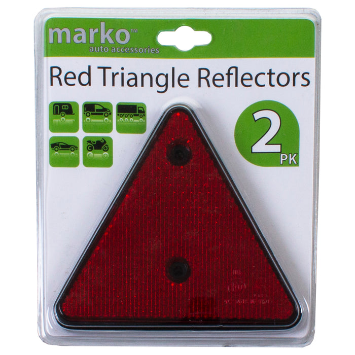 Red Triangle Reflectors