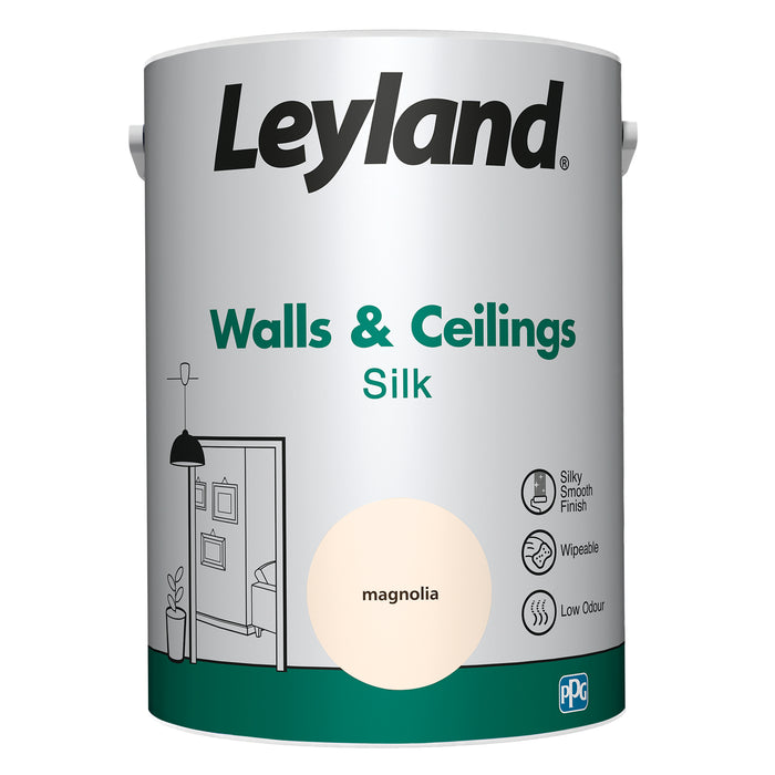 Leyland  Walls & Ceilings Silk Magnolia  5L