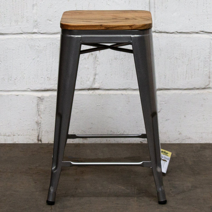 Umbria Bar Stool - Silver