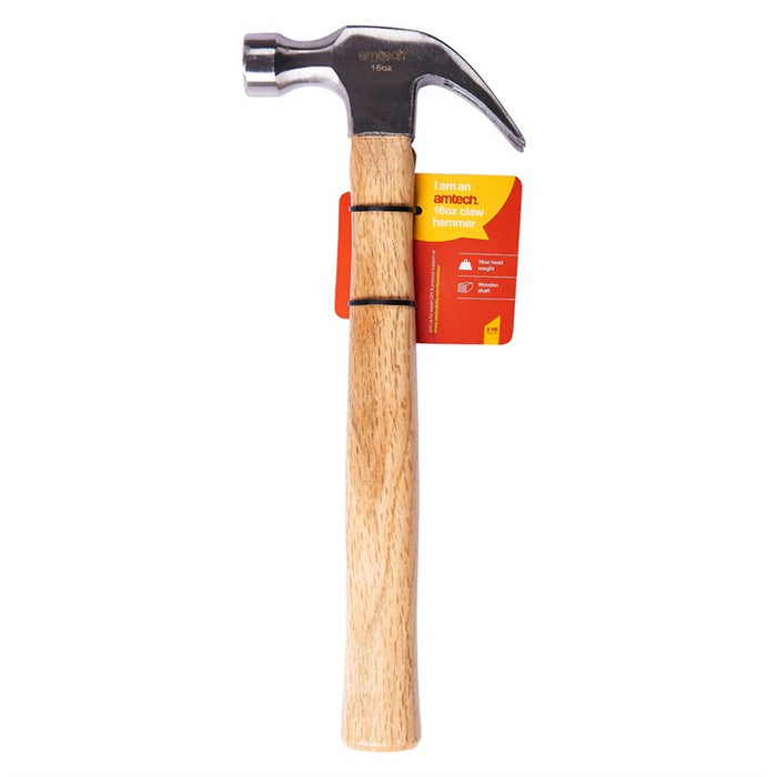 Claw Hammer Wooden Shaft 16oz