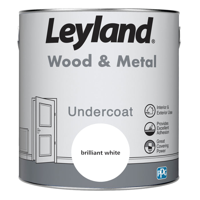 Leyland   Wood & Metal Undercoat  Brilliant White 2.5L