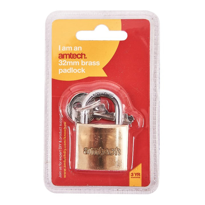 Brass Padlock 32mm