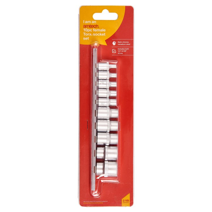 Female Torx Socket Set 3/8''