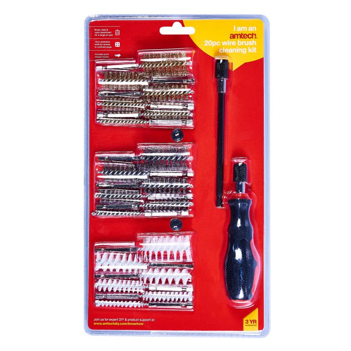 Wire Brush Cleaning Kit 20pc