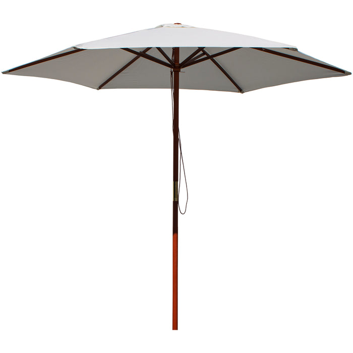 2.5M Wooden Parasol by