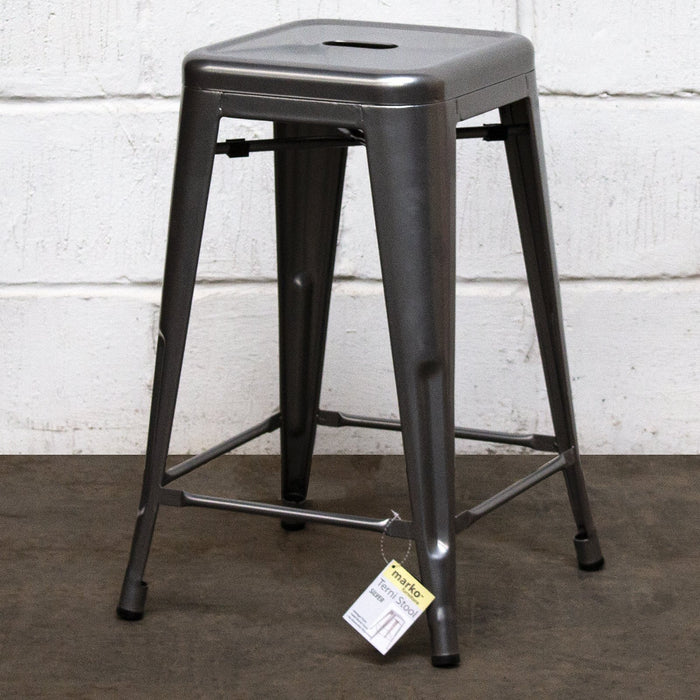 Terni Bar Stool - Silver