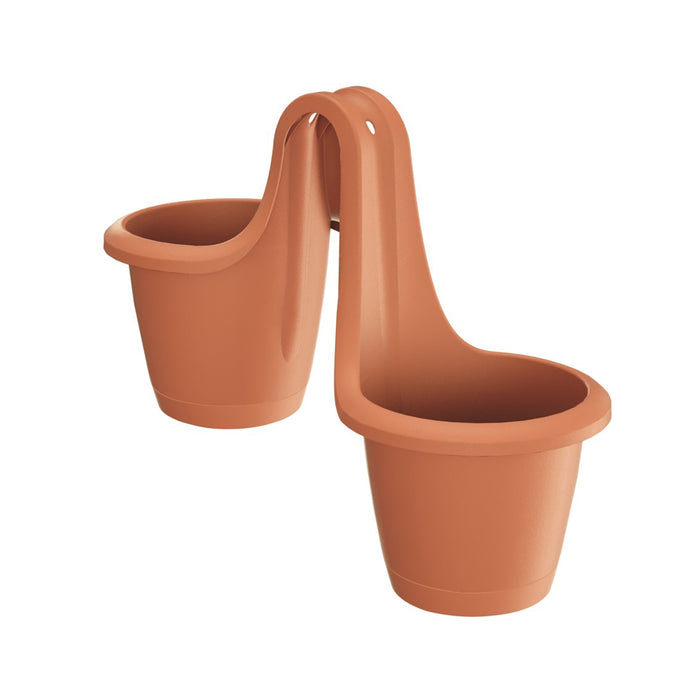 Twin Planter - Terracotta