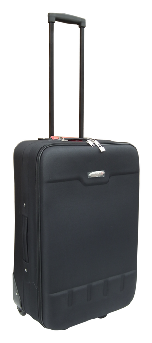 Black Trolley Suitcase - Medium