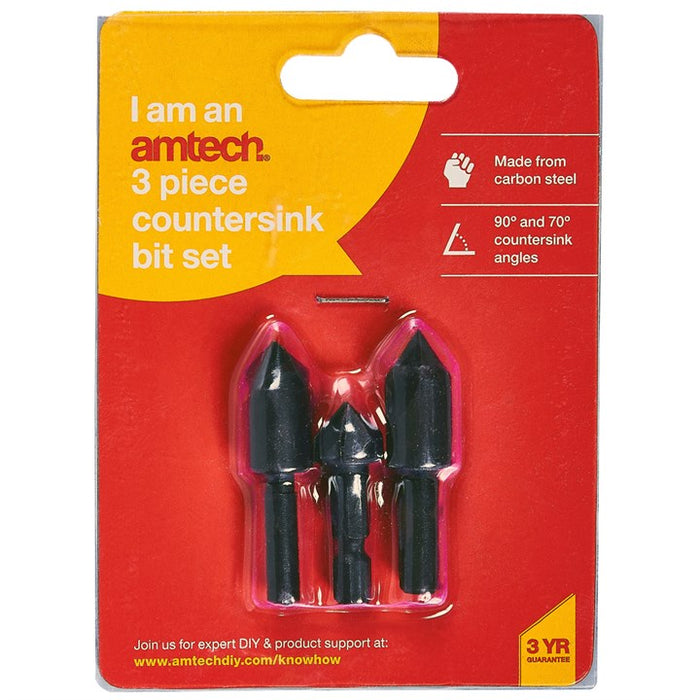 Countersink Bit Set 3pc