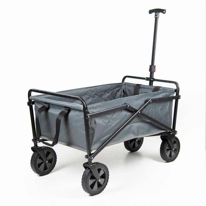 Extra Large Foldable Garden Cart - Grey