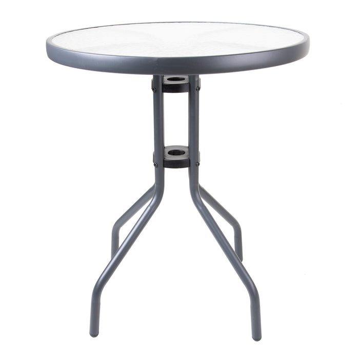 Anthracite Grey Round Bistro Table