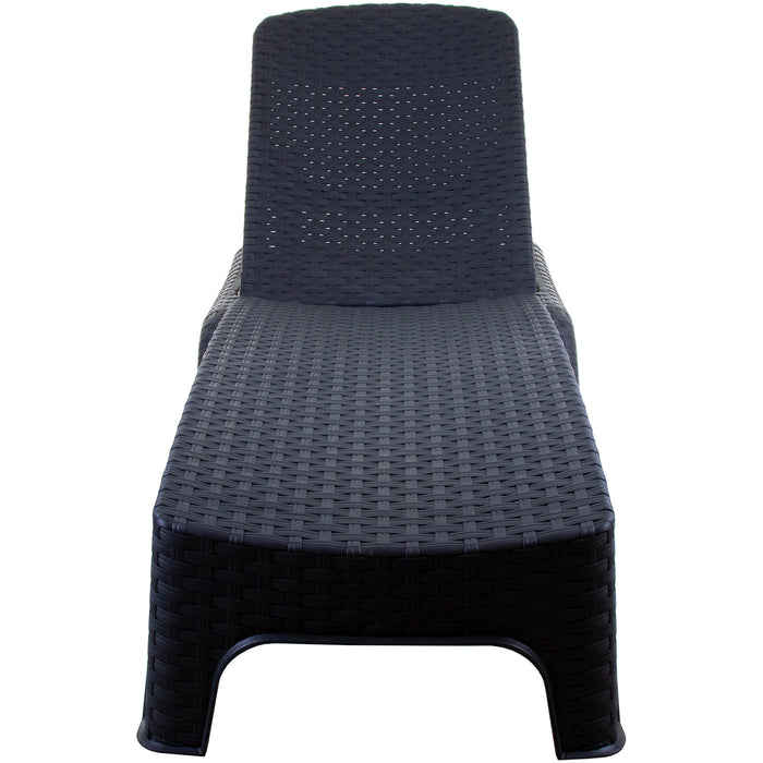 Roma Rattan Design Sun Lounger