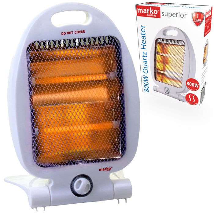 800W Portable Quartz Heater