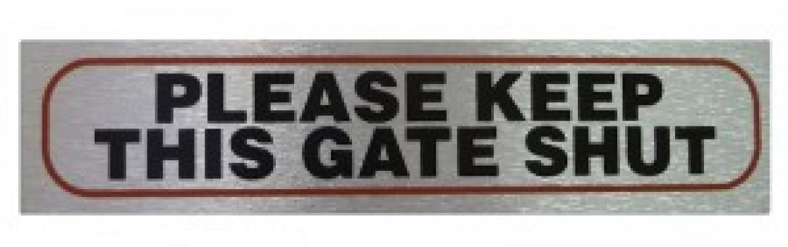 Please Close The Gate