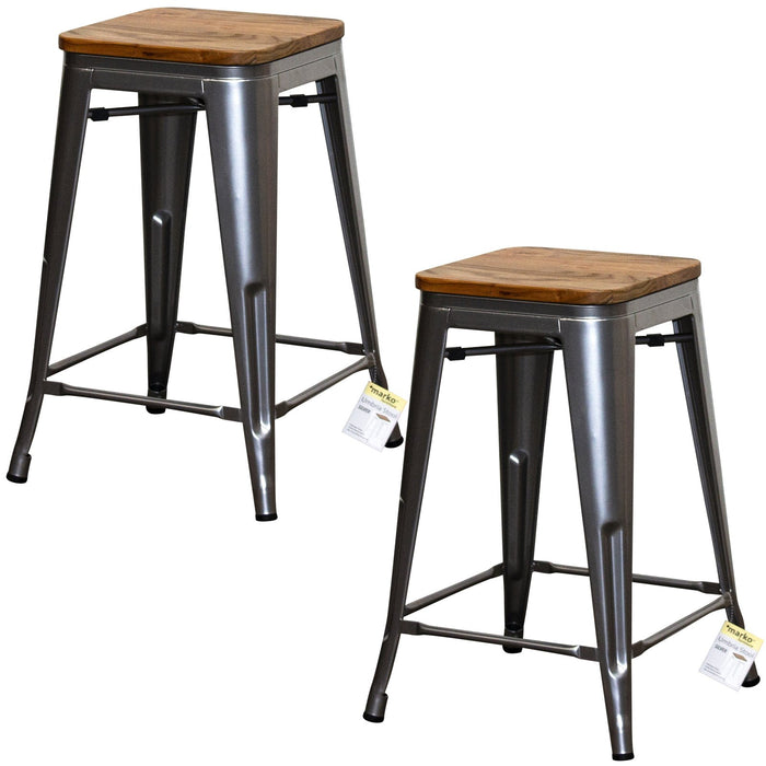 Umbria Bar Stool - Silver