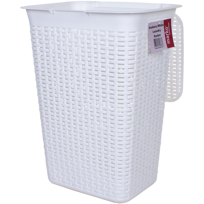 Avebury Laundry Basket - White