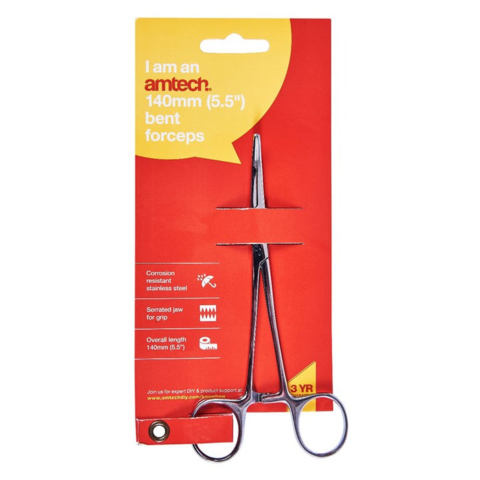 Bent Forceps 5 1/2"