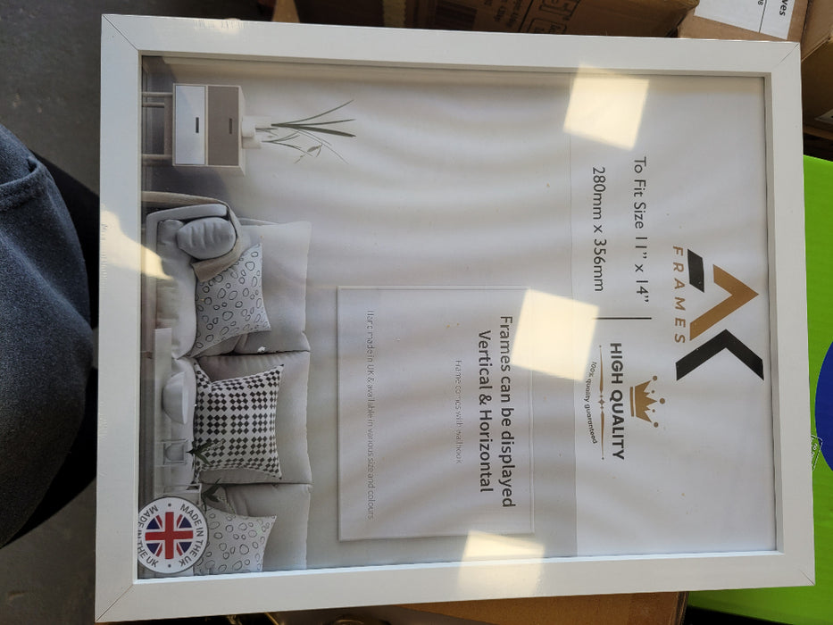 NDL 14x11 White Photo Frame