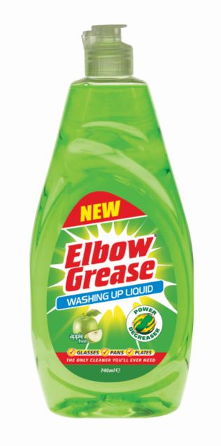 Elbow Grease Washing Up Liquid Apple 740ml