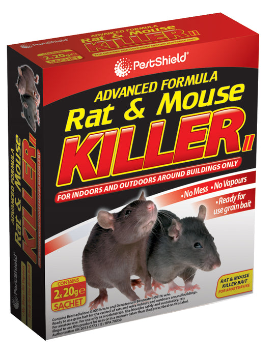 Rat and Mouse Killer 40g 2pk