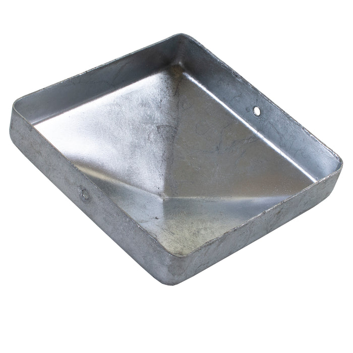 Galvanised Fence Post Cap - 100mm (3 for £10)