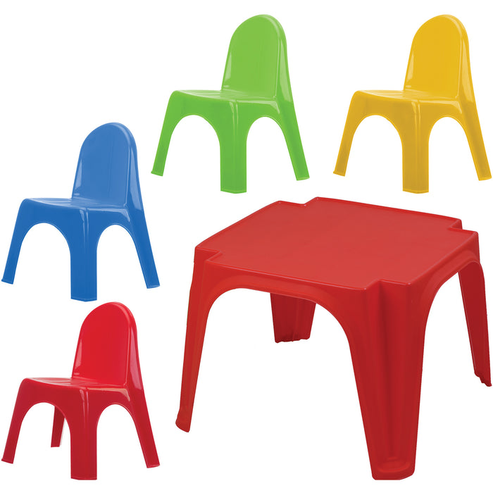 Keren Set Table & 4 Chairs