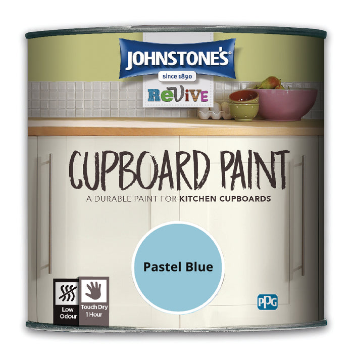 Johnstone's Cupboard Paint Pastel Blue 750ml