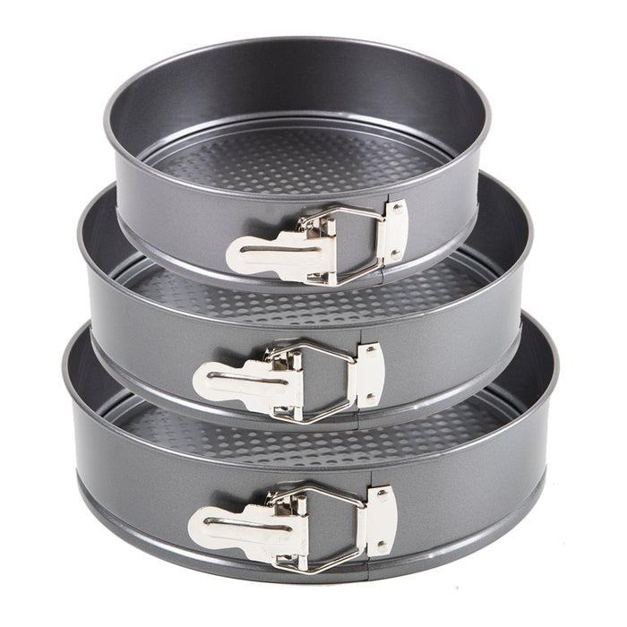 Round Springform Cake Tin Set 3pcs