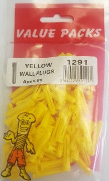 Wall Plugs Yellow