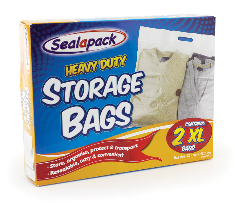 Heavy Duty Storage Bags XL 2pk