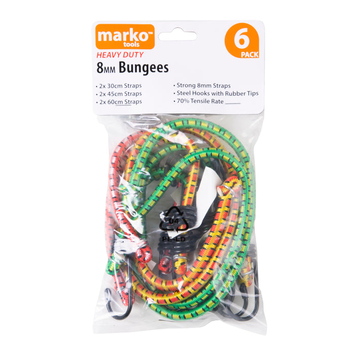 Heavy Duty 8mm Bungees