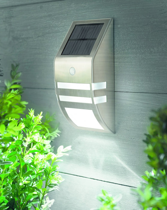Solar Stainless Steel Wall Light