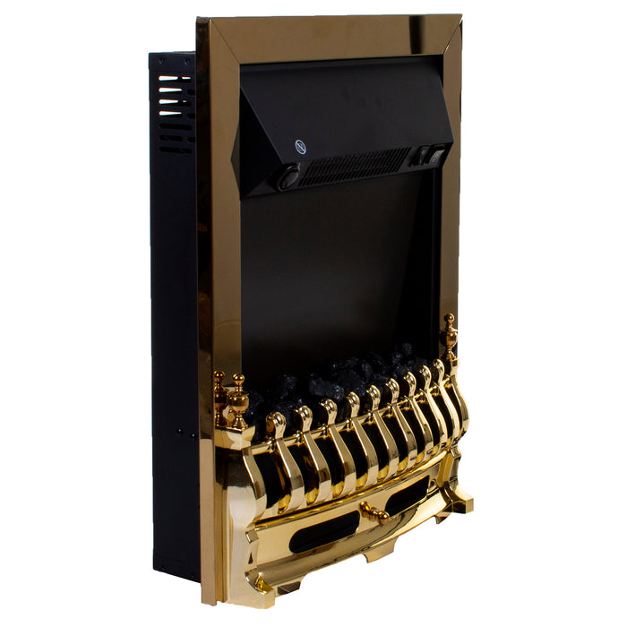 2000W Electric Fireplace - Gold