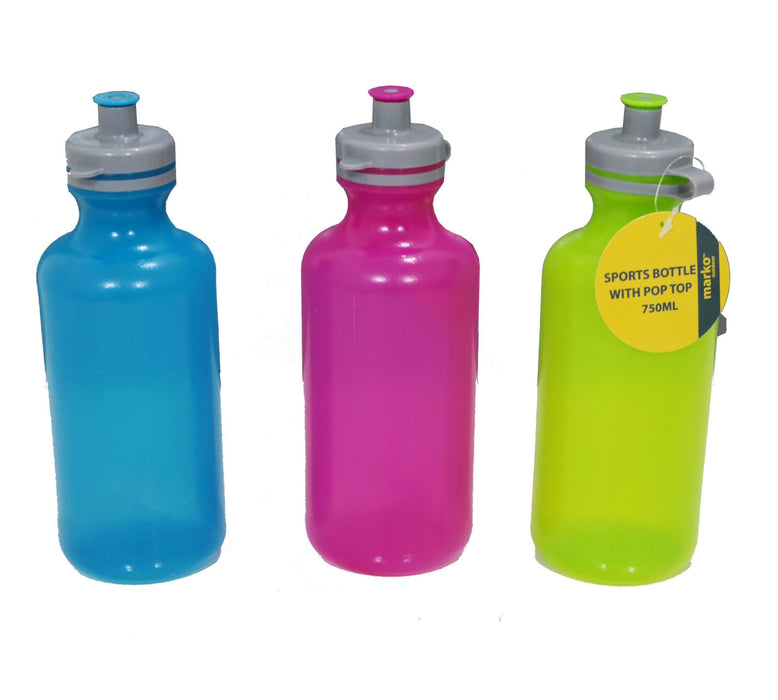 750ml Sports Bottle with Pop Top
