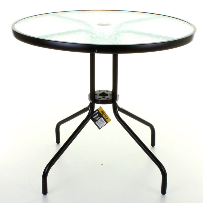 Large Round Glass Table