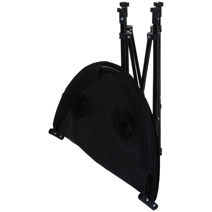 3PC Camping Chair and Table Set - Black