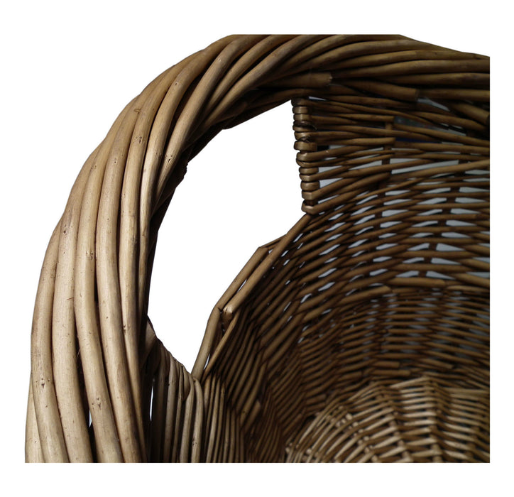 Medium Oval Wicker Log Basket