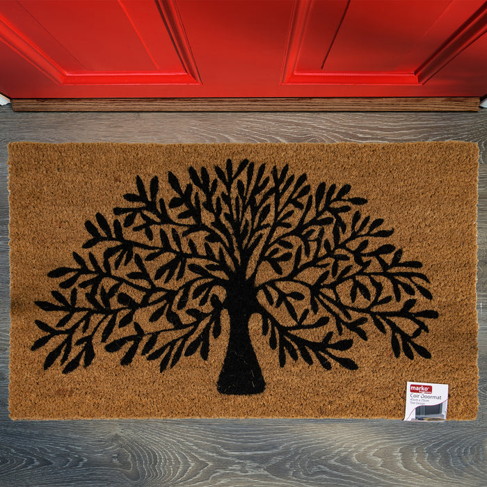 Coir Doormat - Tree Design
