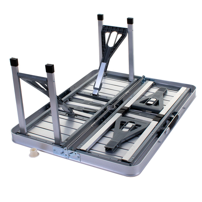 Foldable Camping Table and Bench Set