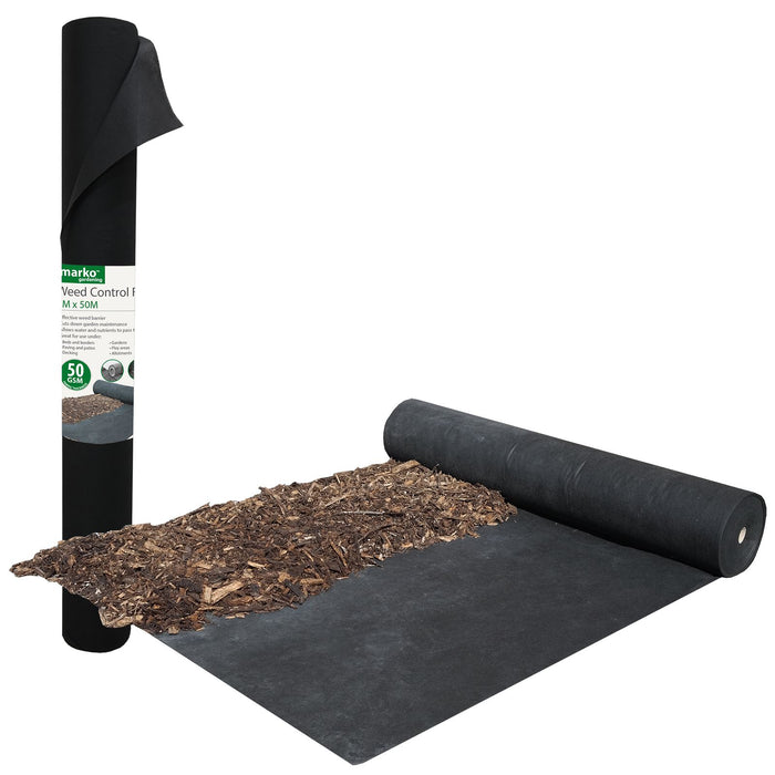 Weed Control Fabric - 50GSM 1M x 50M