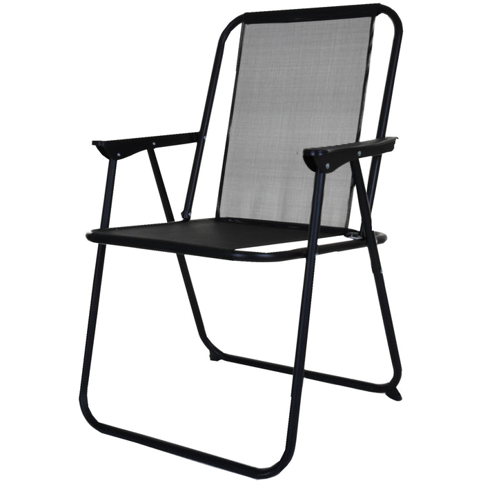 Banús 6PC Black Garden Furniture Set