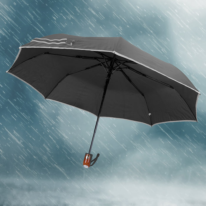 Wind Proof 55cm Umbrella - Grey