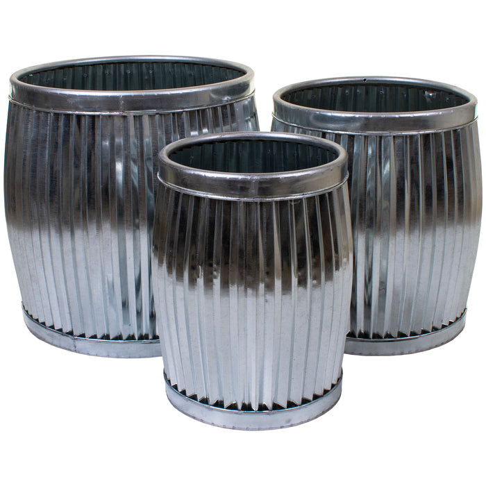 Garway Galvanised Planters