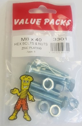 Hex Bolts & Nuts