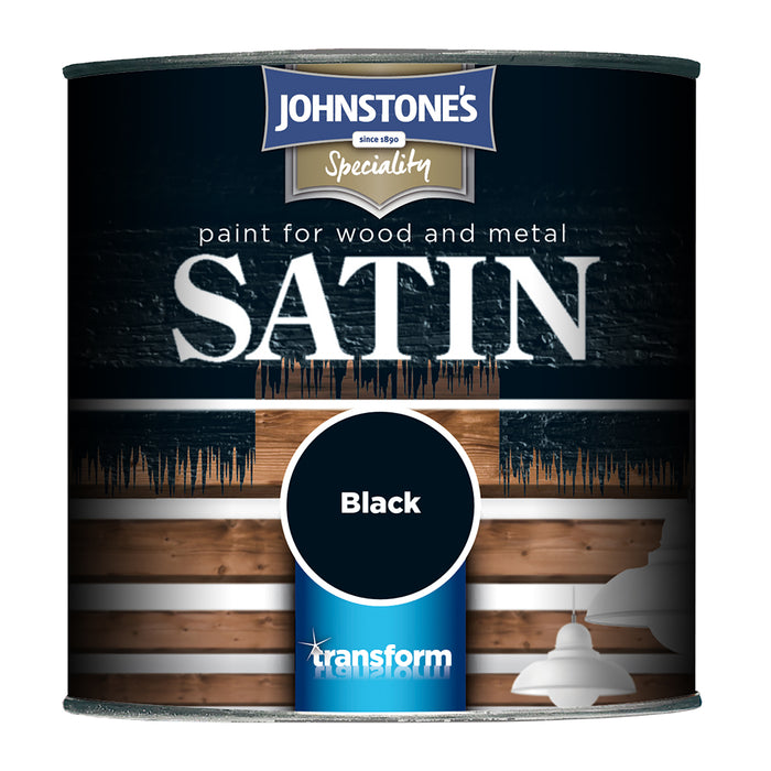 Johnstone's Satin        Black 750ml