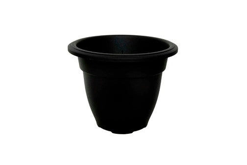Round Bell Planter Black