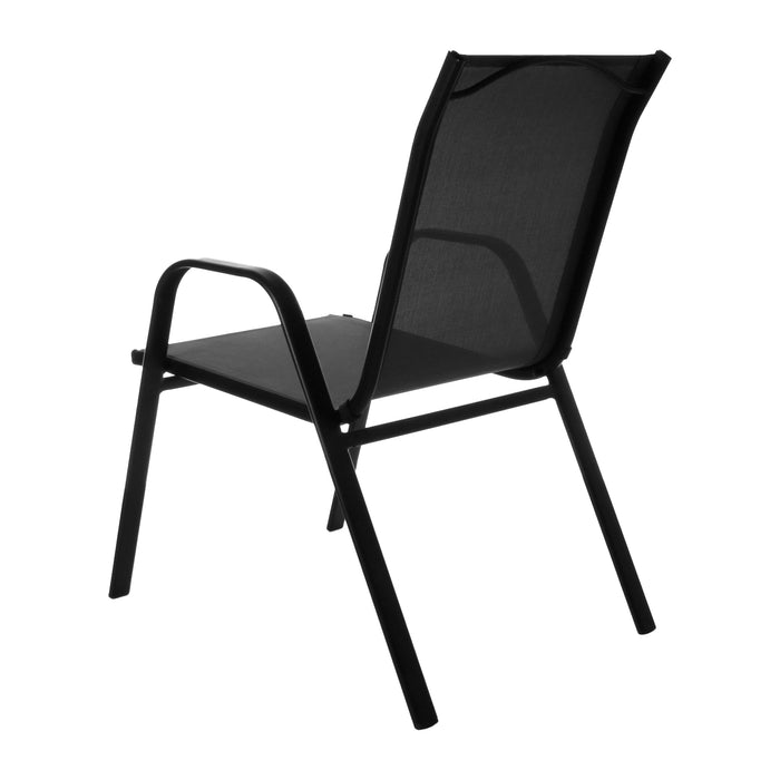Grey Textoline Garden Chair