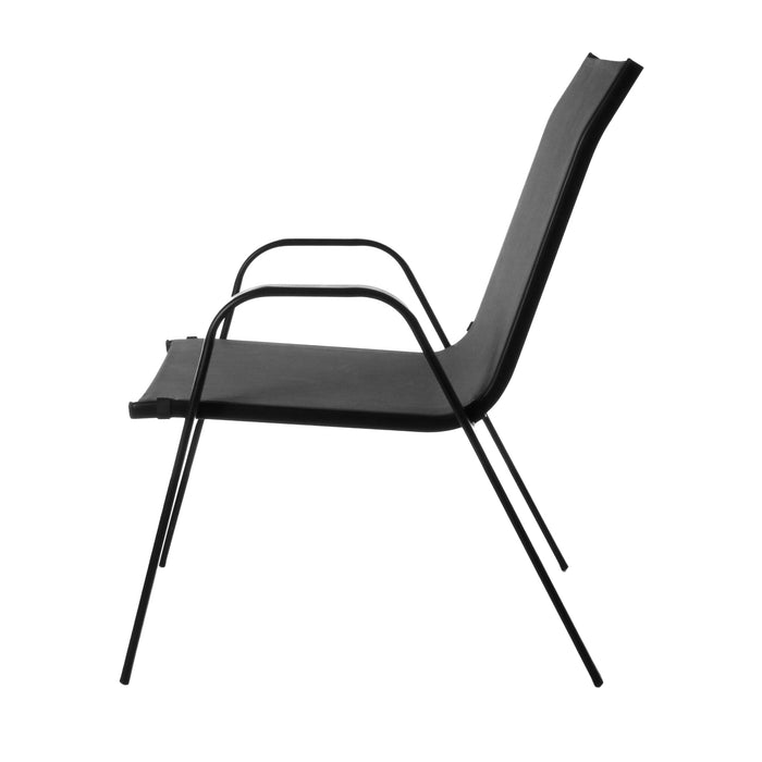 Grey Textoline Garden Chair